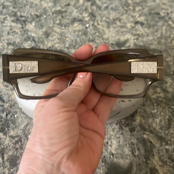 Dior vintage khaki sunglasses GUC - Picture 2 of 4